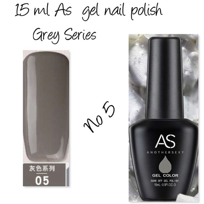 AS UV/LED Gel Polish 15ml - Grey Series  no 5