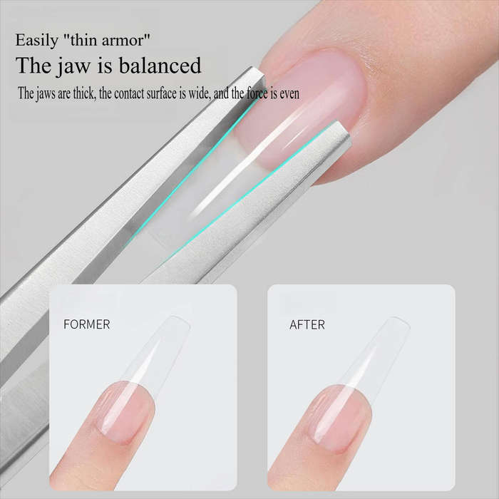 Stainless Steel Nail Shaping Tweezers
