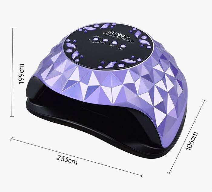 SUN C5 plus Professional Gel Polish LED Nail Dryer Lamp 216W ( 36 LED Beads  Purple