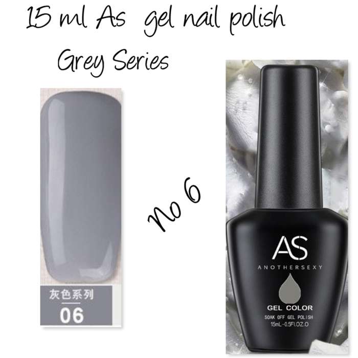 AS UV/LED Gel Polish 15ml - Grey Series  no 6