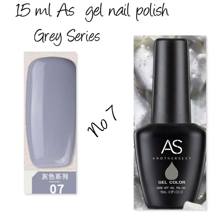 AS UV/LED Gel Polish 15ml - Grey Series  no 7