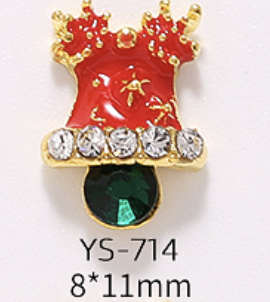 Christmas Nail Alloy Decoration - YS-714