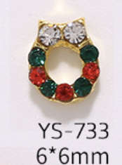 Christmas Nail Alloy Decoration - YS-733