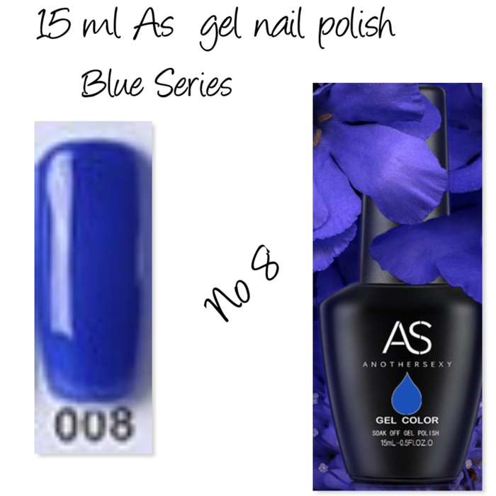 AS UV/LED Gel Polish 15ml - Blue Series no 8