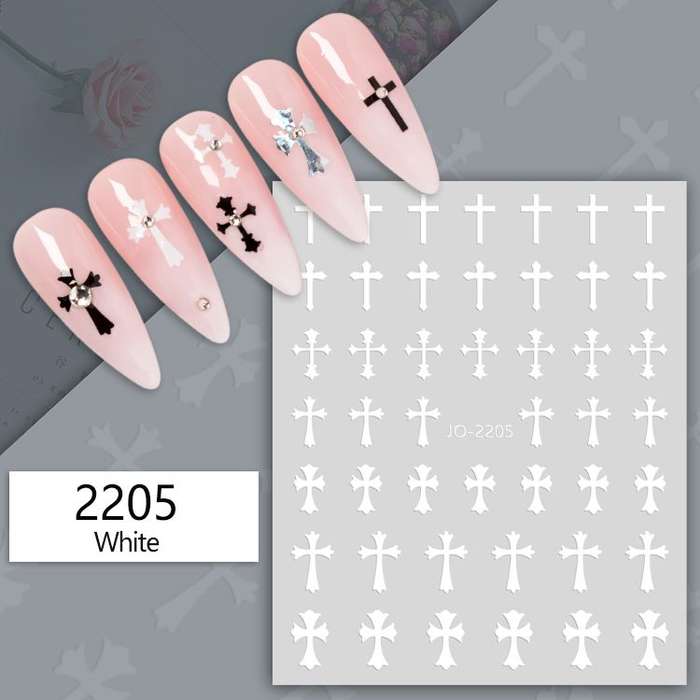 Nail Sticker -   White