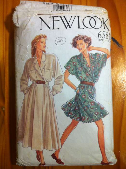 New Look 6588 Dress and Culotte Dress. Only size 20 available. Complete