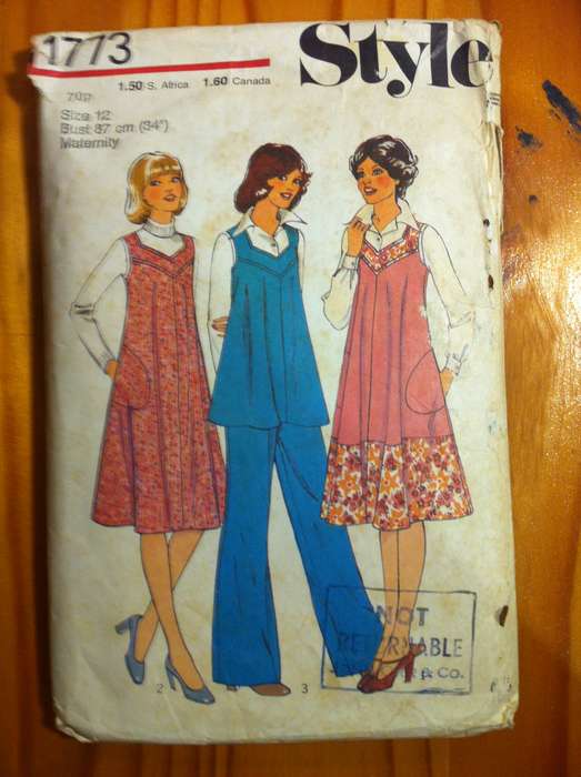 Bundle B. 4 Incomplete / Worn Patterns with missing Instructions and or Pattern Pieces