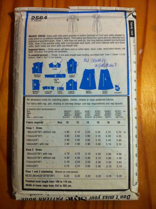 Bundle D. 4 Incomplete / Worn Patterns Missing Pattern Pieces and or Instructions.