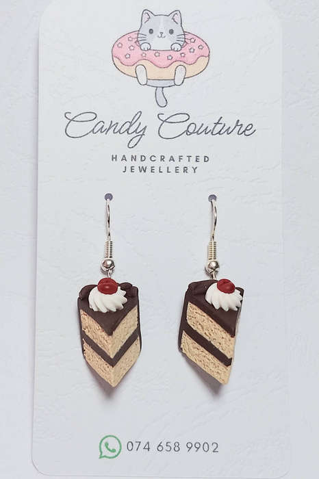 Chocolate Cake Earrings