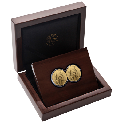 1/4 oz Gold Coin Set - Big Five III - Elephant - Double Capsule - 2024