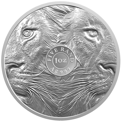 1 oz Silver Coin - Big Five III - Lion - Bullion - 2025