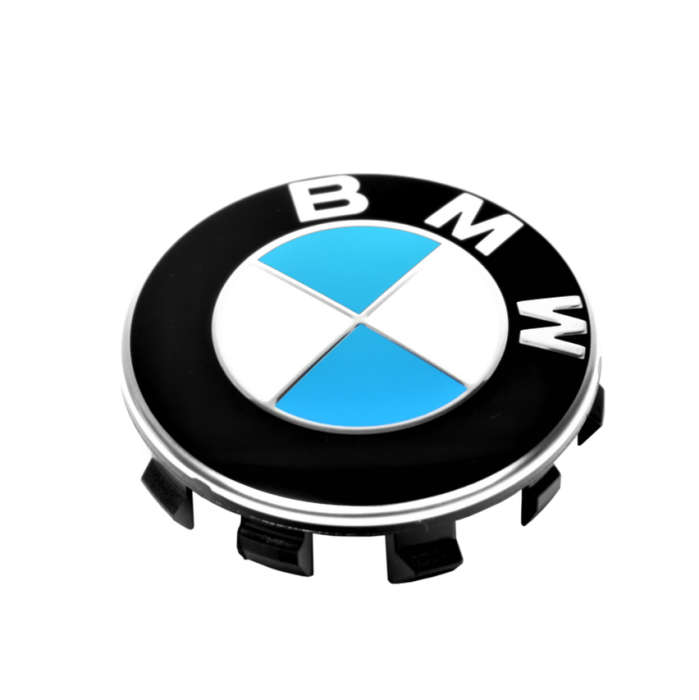 4x 56mm Replacement Hub Wheel Centre Caps for BMW (Blue, Black & White)