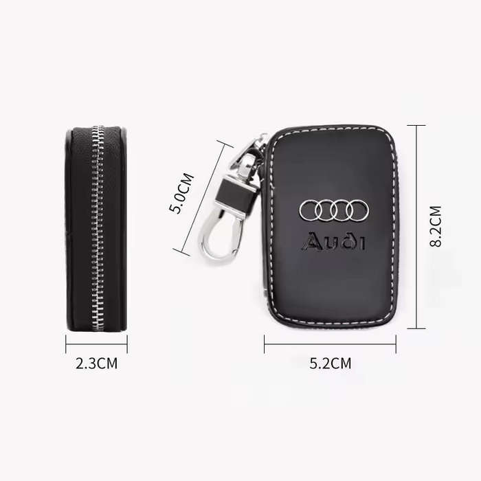 Leather Car Key Wallet for Audi