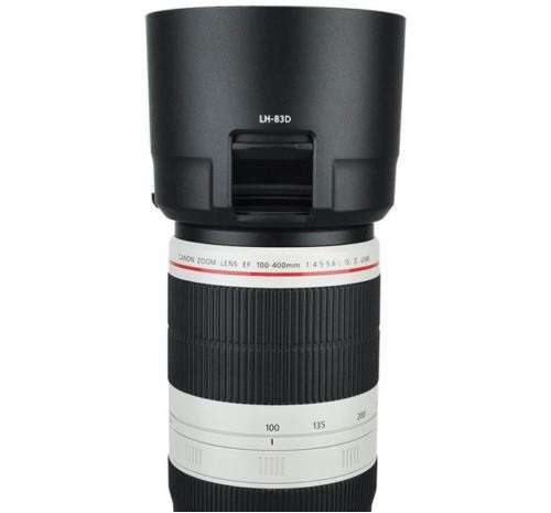 Generic used Lens Hood for Canon EF 100-400mm f/4.5-5.6L USM IS Mark II Lens BLACK
