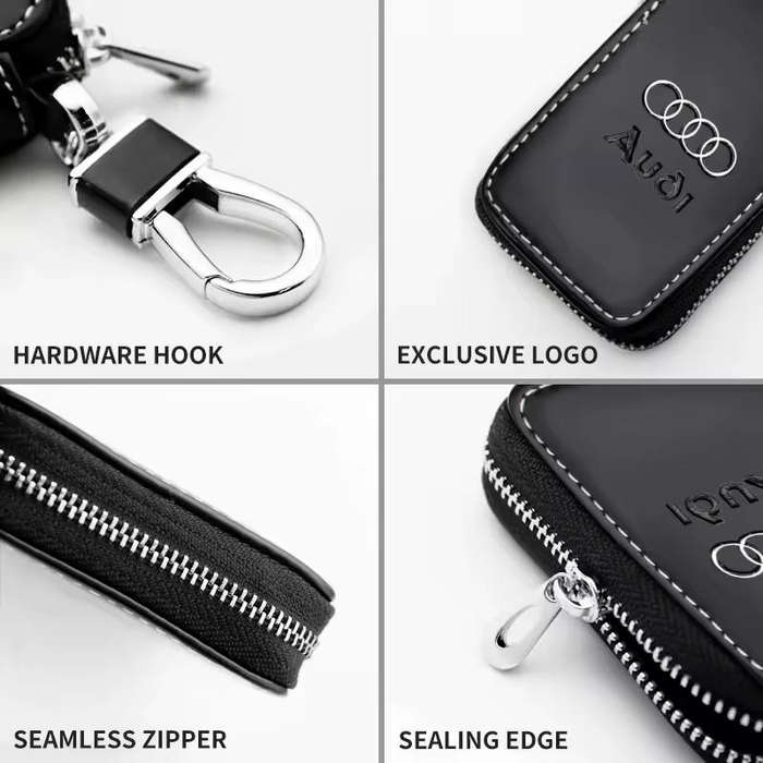 Leather Car Key Wallet for Audi