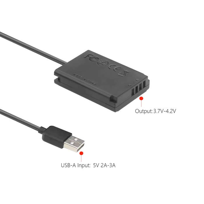 Power Bank NB-13L USB Cable DR-110 DC Coupler for Canon cameras with NB-13L batteries