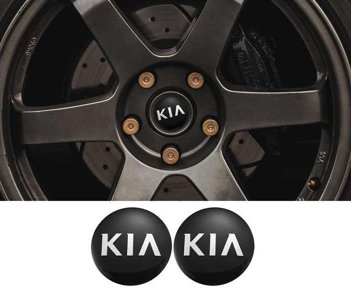 2pcs 58mm Car Wheel Centre Caps Rim Hubcaps for KIA Cerato Sportage R K2 K3 K5