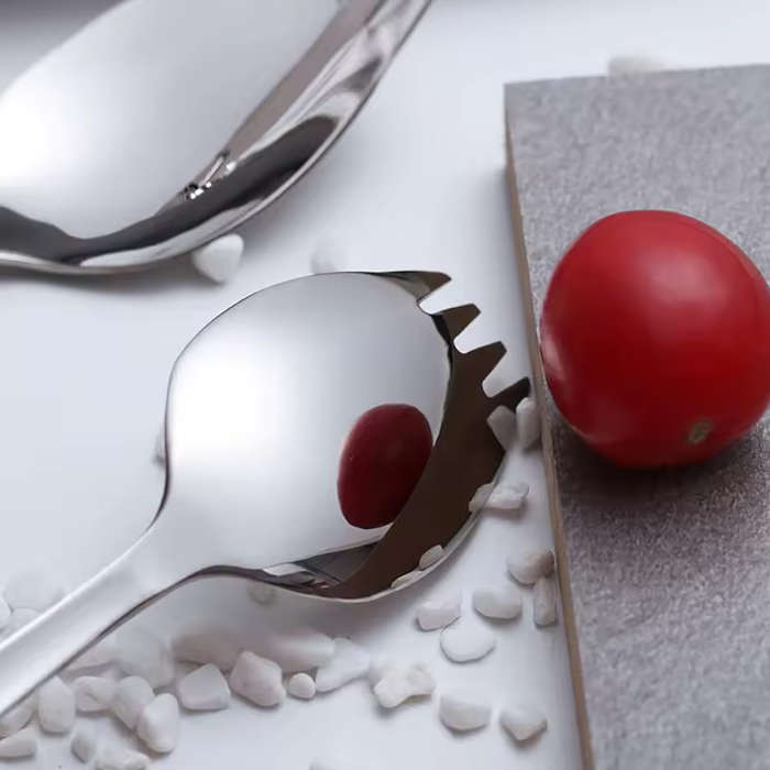 2 in 1 Stainless Steel Fork Spoon ("Spork") for Outdoor Camping Picnic