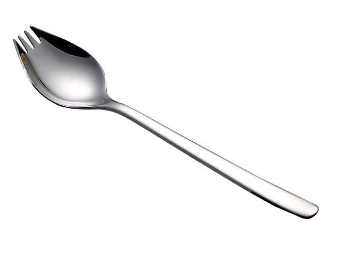 2 in 1 Stainless Steel Fork Spoon ("Spork") for Outdoor Camping Picnic