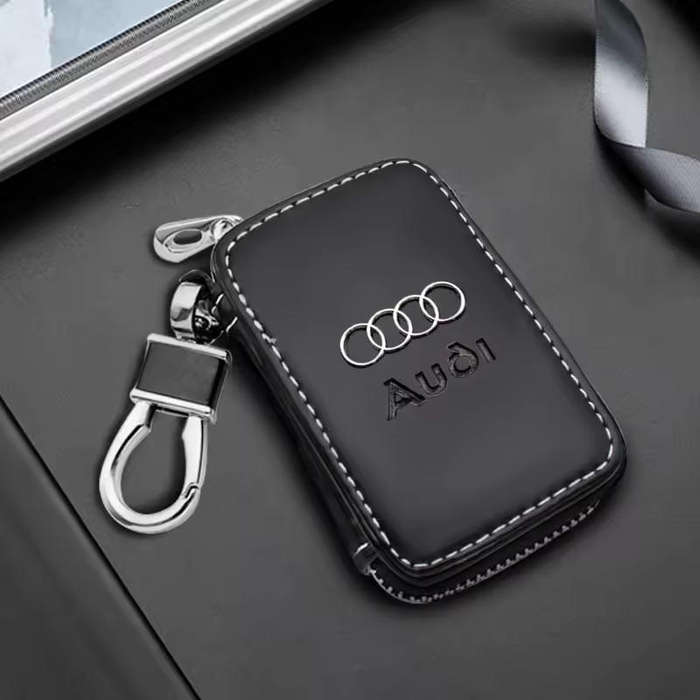 Leather Car Key Wallet for Audi