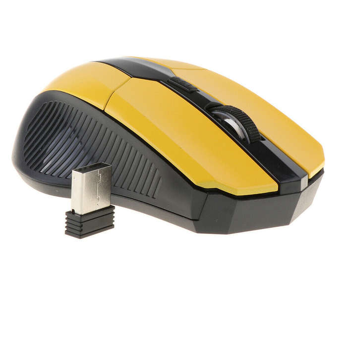 2.4GHz Wireless Cordless Optical Mouse USB Receiver for PC Laptop