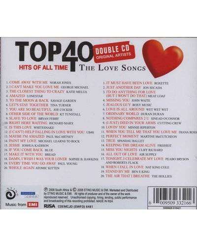 Top 40 Love Songs Of All Time (CD)