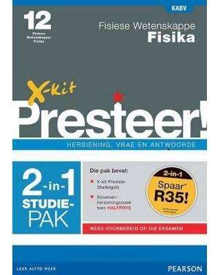 X-Kit Presteer Fisiese Wetenskappe Fisika 2-in-1 Studie-Pak
