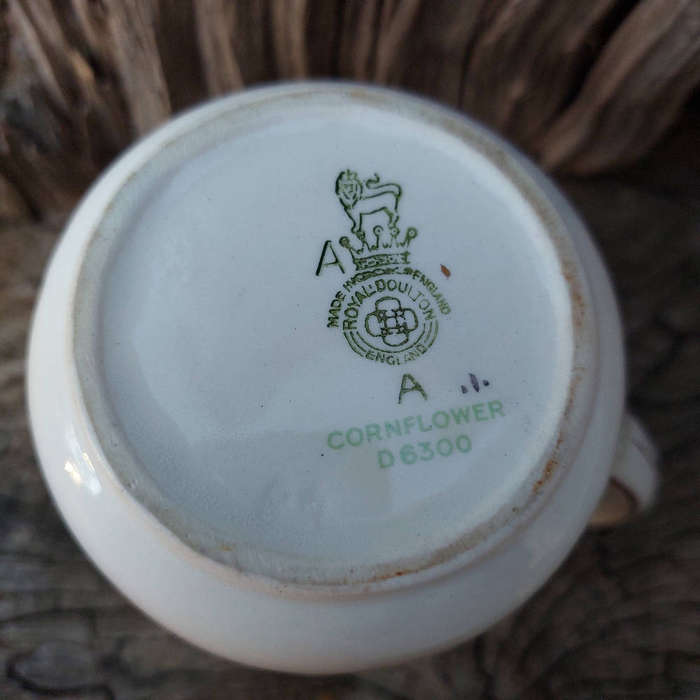 Royal Doulton cornflower milk jug