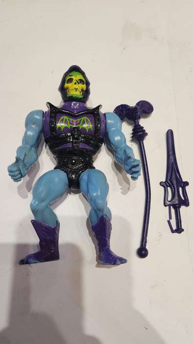 1984 Complete Battle Armor Skeletor of He-Man-Masters of the Universe 125 (MOTU) Vintage Figure