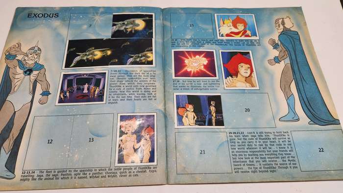 1986 Thundercats Panini Sticker Album 153/264 Stickers Present Vintage Figure