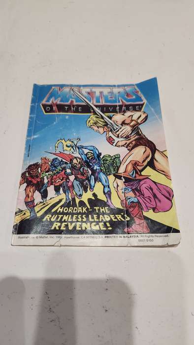 1984 Mini Comic Hordak The Ruthless Leaders Revenge of He-Man-Masters of the Universe (MOTU)