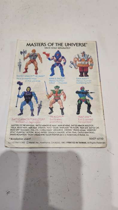 1983 Mini Comic Slave City of He-Man-Masters of the Universe (MOTU)