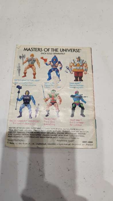 1983 Mini Comic Dragons Gift of He-Man-Masters of the Universe (MOTU)