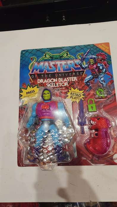 Masters Of The Universe (Motu) Origins Dragon Blaster Skeletor Figure Moc