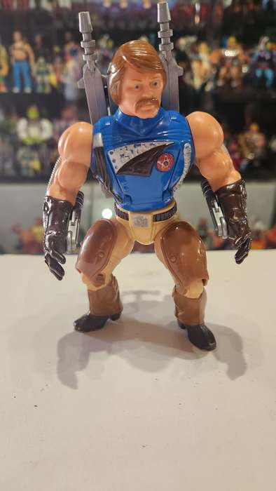 1986 Complete Rio Blast of He-Man-Masters of the Universe 87 (MOTU) Vintage Figure