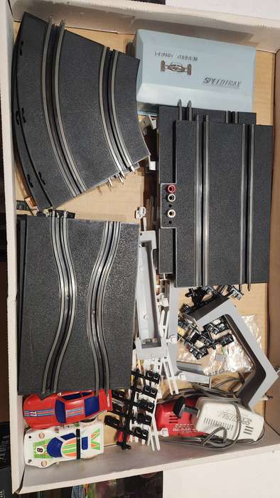Vintage Boxed Speed Trak Road Racing Set