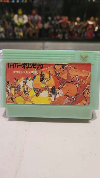 Vintage Tv Game Cartridge Famicom Hyper Olympic