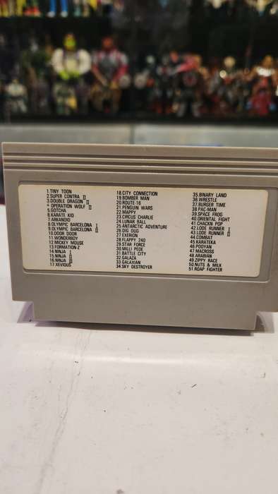 Vintage Tv Game Cartridge Famicom 51 in 1