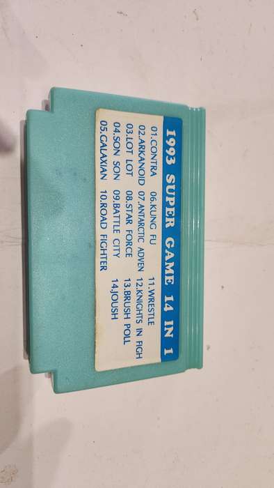 Vintage Tv Game Cartridge Famicom 14 in 1