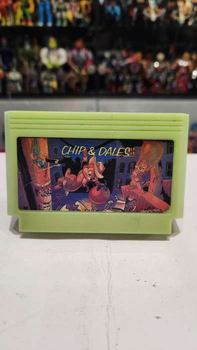 Vintage Tv Game Cartridge Famicom Chip And Dales