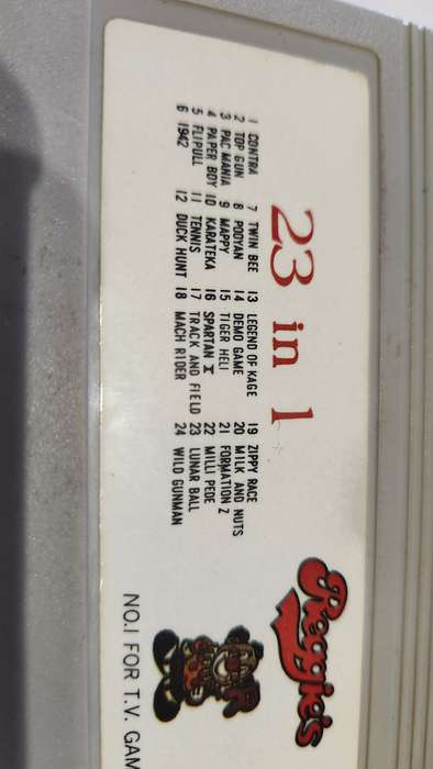 Vintage Tv Game Cartridge Famicom 23 in 1
