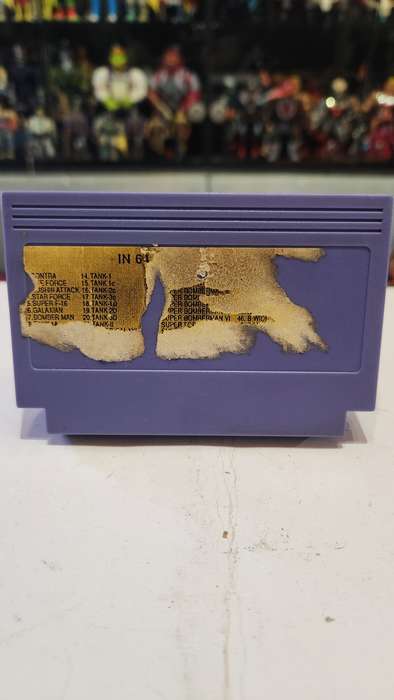 Vintage Tv Game Cartridge Famicom 64 in 1