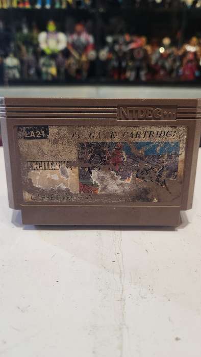 Vintage Tv Game Cartridge Famicom Excite Bike
