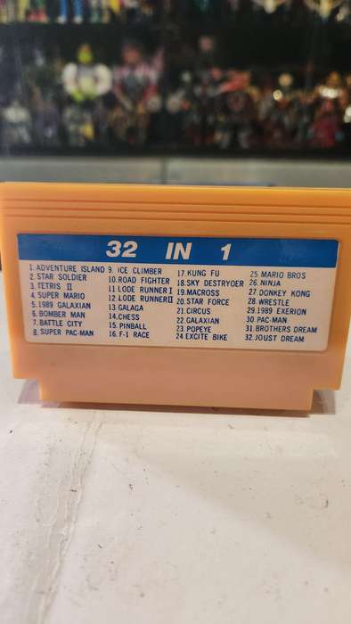 Vintage Tv Game Cartridge Famicom 32 in 1
