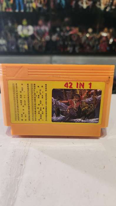 Vintage Tv Game Cartridge Famicom 42 in 1