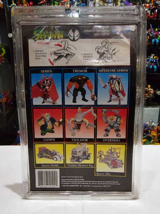 Moc 1994 Mcfarlane Spawn Violator With Comic Book Vintage Figure