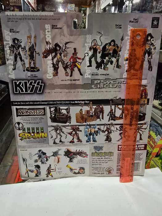 Moc 1998 Mcfarlane Kiss Psycho Circus Gene Simmons and The Ring Master