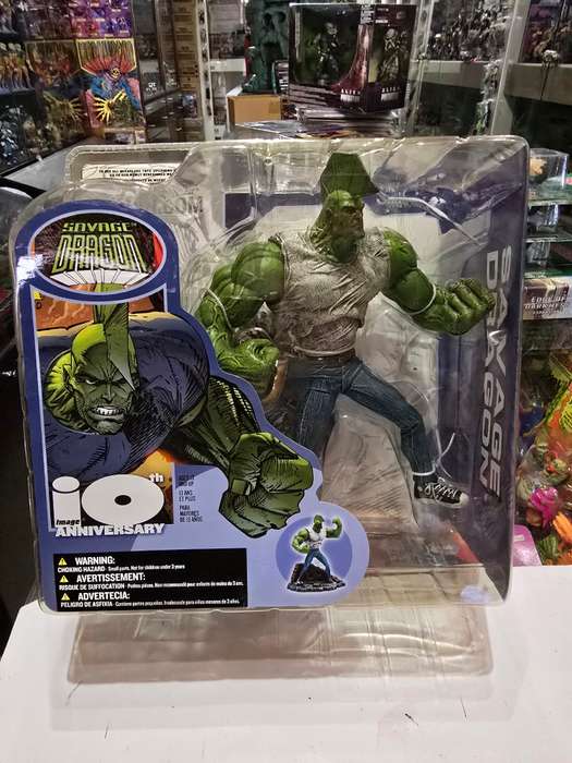 Moc 2002 Mcfarlane Spawn 10th Anniversary Savage Dragon