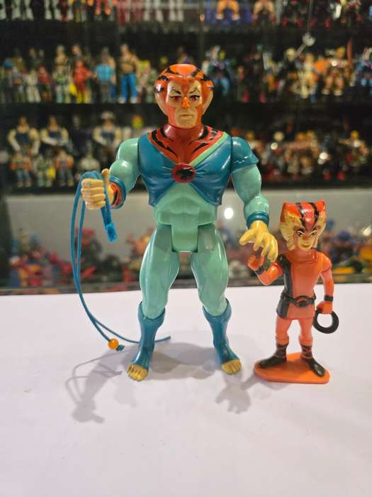 Thundercats 1986 Tygra With PVC Wilykat Vintage Figure 45