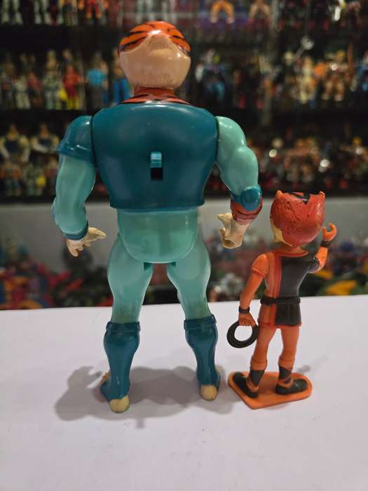 Thundercats 1986 Tygra With PVC Wilykat Vintage Figure  90